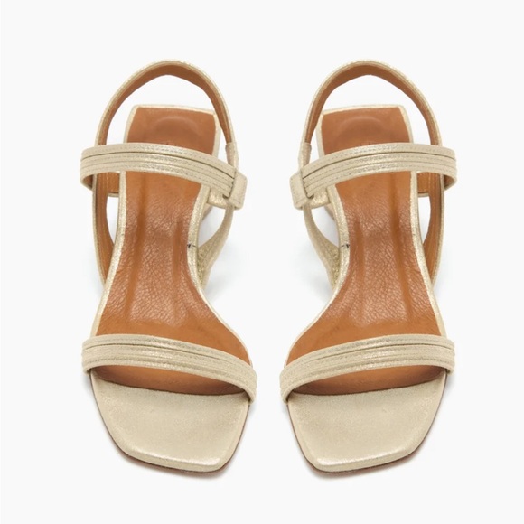 Coclico Sterling Shimmer Suede Heel - Champagne - Picture 5 of 5